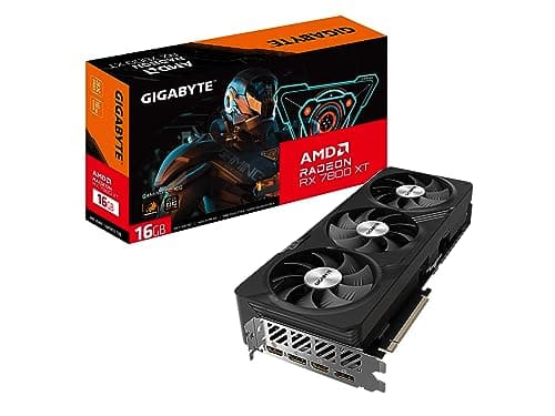 Image of GIGABYTE Radeon RX 7800 XT Gaming OC 16G Graphics Card, 3X WINDFORCE Fans 16GB 256-bit GDDR6, GV-R78XTGAMING OC-16GD Video Card