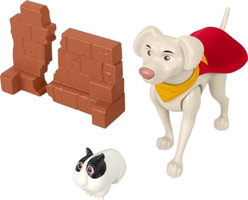 Image of DC League of Superpets Hero Punch Krypto Dog Action Figure Toy with Accessories