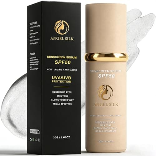 Image of ANGEL SILK Color Changing Foundation for Mature Skin, SPF 50 - Suitable for Light to Medium Skin Tones, Liquid Makeup, 12H Long Lasting Color Match for Face - Flawless, Moisturising for Sensitive 30ML