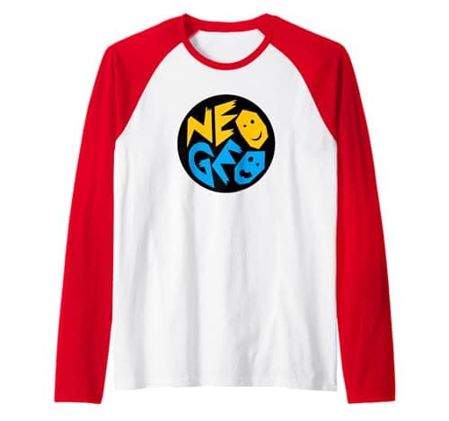 Image of Mens Neo Geo Console T-Shirt - Retro Raglan Baseball Tee
