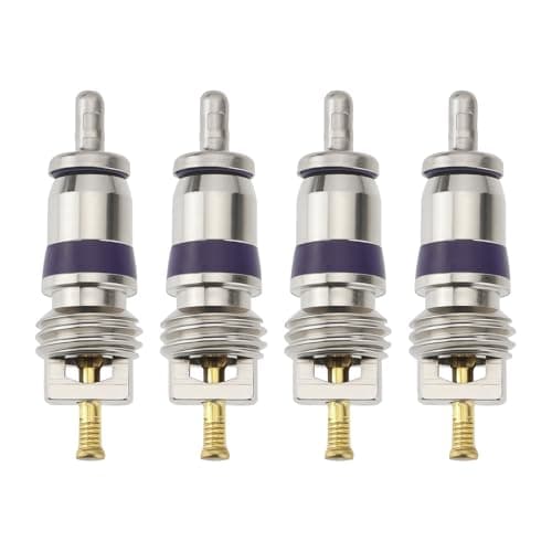 Image of EMSea 4Pcs Car Air Conditioning Valve Core Refrigerant Refill Valve Core Insert 3C0 820 795 8E0 820 855 KTT500012 Compatible with BMW