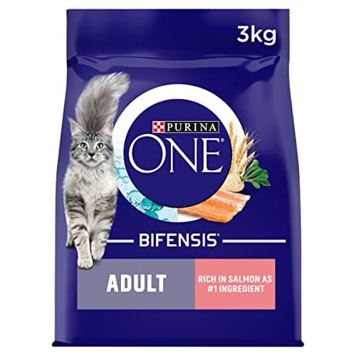 Image of PURINA ONE Salmon Dry Cat Food 3kg (Pack of 4)