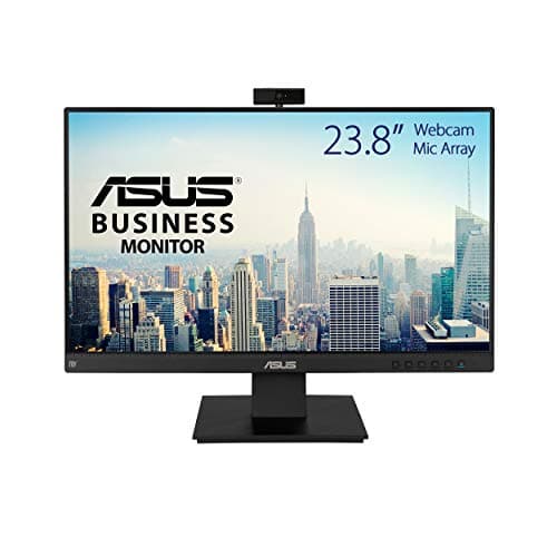 Image of ASUS BE24EQK Business Monitor – 23.8 inch, Full HD, IPS, Frameless, Full HD Webcam, Mic Array, Flicker free, Low Blue Light, HDMI