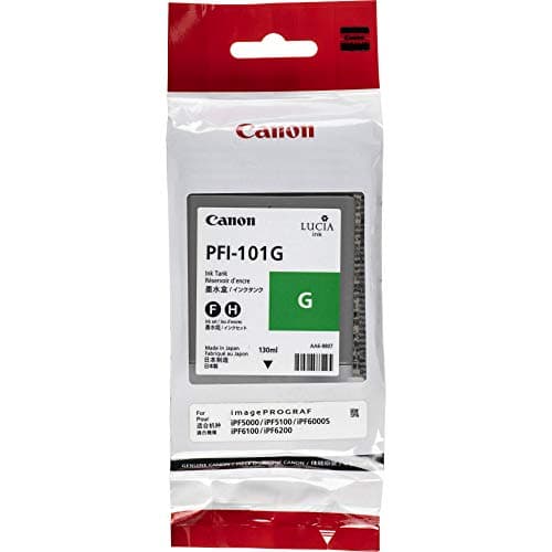 Image of Canon LUCIA PFI-101 G - Green - original - ink tank - for imagePROGRAF iPF5000, iPF5100, iPF6100, iPF6200(0890B001AA)