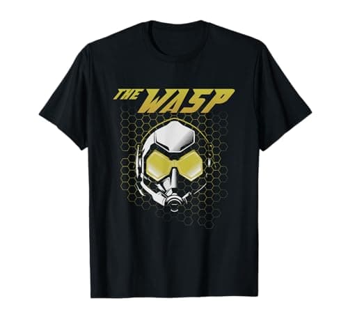 Image of AntMan and The Wasp Hope Mask Hexagon T-Shirt