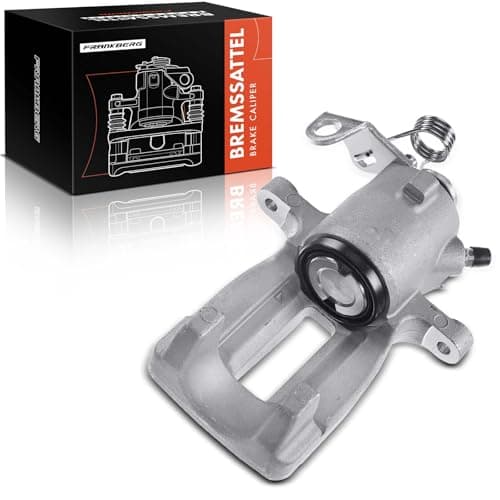 Image of Frankberg Brake Caliper Disc Brake Rear Left aluminium casting Compatible with A3 8L1 TT 8N3 Leon 1M1 B.o.r.a 1J2 Golf IV 1J1 New Beetle 1C1 9C1 Replace# 8N0615423B