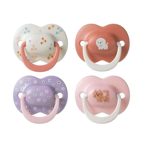 Image of Tommee Tippee Ultimate Fit Soother, 6-18 Months, 4 Pack, Orthodontic Dummy for Babies, Symmetrical Teat, Air Holes, 100% BPA Free Silicone, Steriliser Safe, Club House Collection