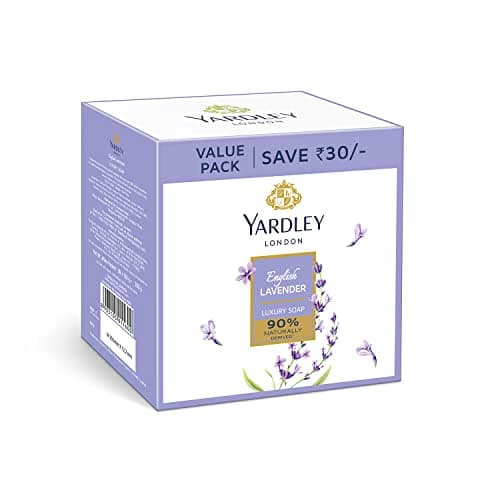 Image of Yardley English Lavender Luxury Soap, 3x100gm