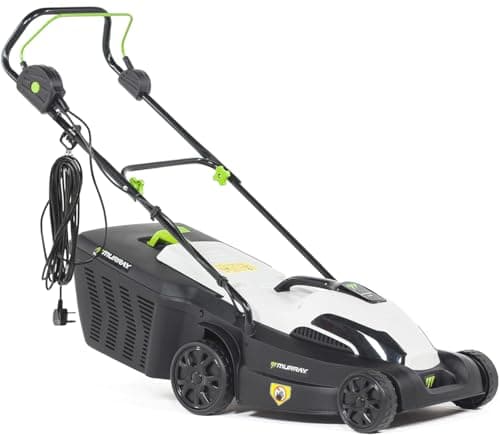 Image of Murray Corded Electric Lawnmower 2-in-1 - Lawn Mower 1600W/38cm with Grass Box 45L for Lawns up to 500m2 - Ergonomic Soft Grip for Easy Grass Cutting, Overload Protection