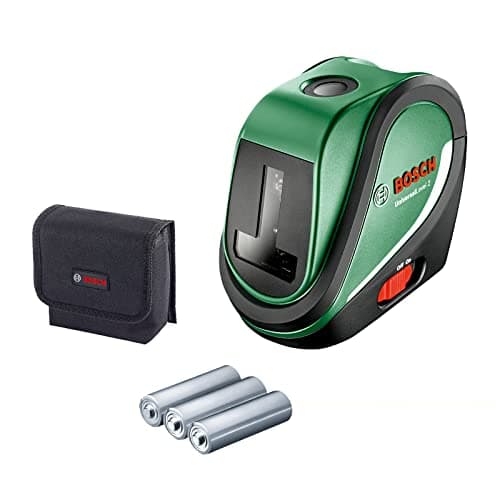 Image of Bosch cross line laser UniversalLevel 2 (laser cross incl. integrated plumb points for precise alignment and easy application transfer)