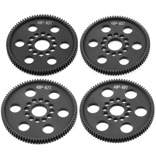 Image of RcThjia 48P High-Precision Machined POM Spur Gear Set (83T 85T 87T 89T) - Ultra-Smooth Silent Lightweight Spur Gear for 3RACING Sakura RC Drift/Touring 1/10 Cars