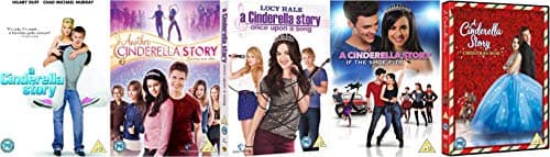 Image of A Cinderella Story All 5 Movies Complete Collection DVD - A Cinderella Story, Another Cinderella Story, A Cinderella Story: Once Upon a Song, If The Shoe Fits and A Christmas Wish DVD