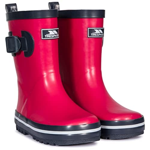 Image of Trespass Kids Wellies Adjustable Buckle Durable Grip Sole Trumpet