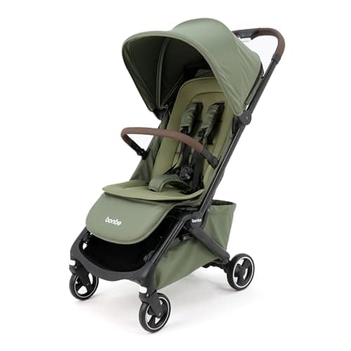 Image of Bonbe Pushchair – from Birth to Strollers for Toddlers Up to 4 Years (22kg) - One-Hand Fold Baby Stroller, Lightweight Travel Pram, Cabin Approved, 5-Point Harness, Adjustable Seat & Storage Basket