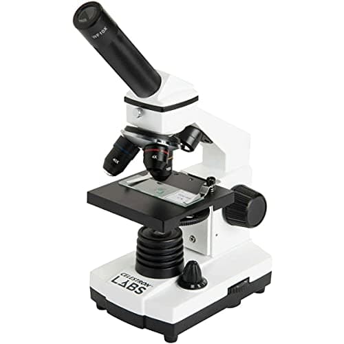 Image of Celestron 44128 CL-CM800 Compound Microscope, 40x-800x Magnification, White