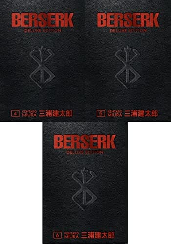 Image of Berserk Deluxe Edition Series 3 Books Collection (vol 4-6, Berserk Deluxe Volume 4, Berserk Deluxe Volume 5, Berserk Deluxe Volume 6) by Kentaro Miura