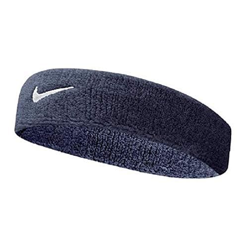 Image of Nike Swoosh Headband Obsidian/White