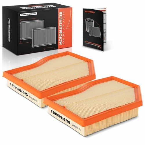 Image of Frankberg 2x Engine Air Filters with Filters insert Compatible with A-Class W177 A160-A220 1.5L-2.0L 2018-2024 CLA C118 CLA180-CLA220 1.5L-2.0L 2019-2024 Replace# 6540940204