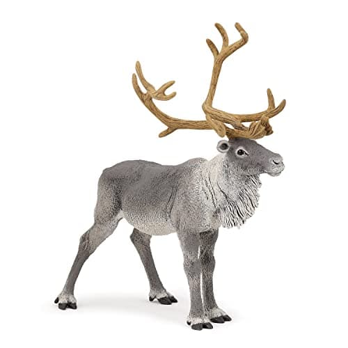 Image of Papo - Animal figurine - Reindeer, Spirit of the Great North, Children's toy from 3 years - Discovering winter traditions and polar animals