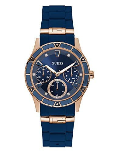 Image of GUESS Men Analog Quartz Watch with Stainless Steel Strap U1157L3