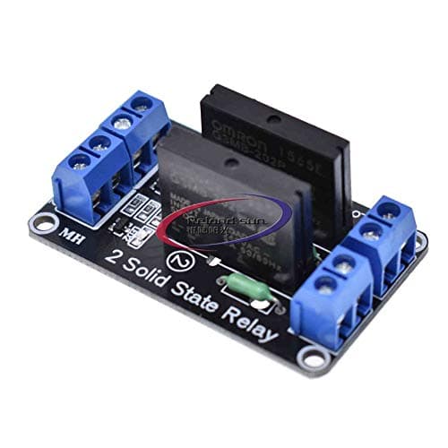 Image of 5V 12V 24V Dual Channel 5V Solid State Relay 2 Channel Relay 2-Way Relay Module 240V 2A 2CH Low Level Trigger DC-AC DC (24V)