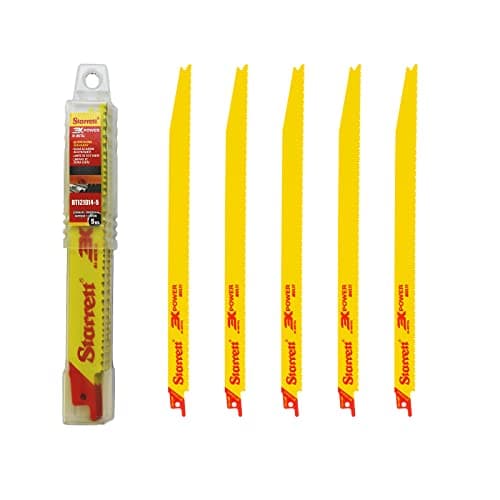 Image of Starrett Multi Purpose Reciprocating Saw Blades 300mm (12-inch) - Pack of 5