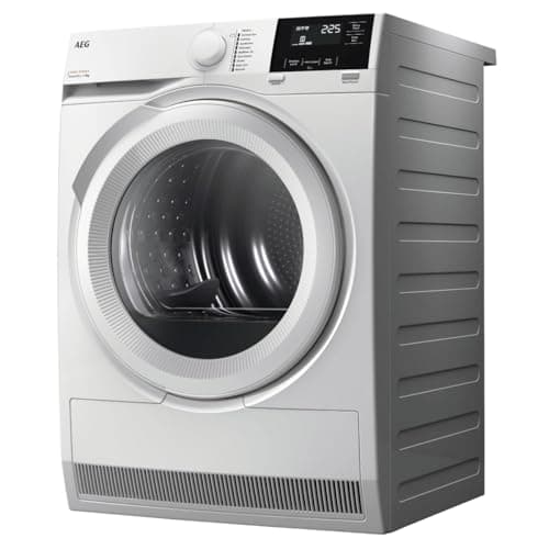Image of AEG TR718L2B 8Kg Heat Pump Condensor Dryer In White Sensor A++