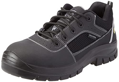 Image of Skechers Men's Trophus Industrial Shoe, Black, 12 UK