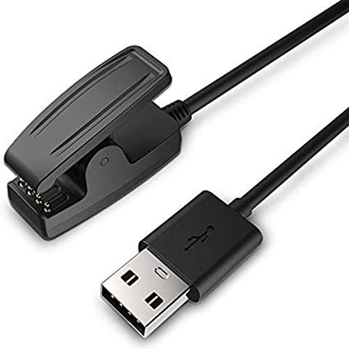 Image of TECHGEAR Charger Compatible with Garmin Forerunner 235/35/ 64/230/ 630/645/ 645 Music/ 735XT/ Vivomove HR/Approach S20/ G10 Smart watch, USB Data Sync Cradle Dock Charger Clip Charging Cable Lead