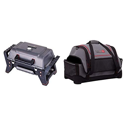Image of Char-Broil X200 Grill2Go - Portable Barbecue Grill with TRU-Infrared™ technology, Grey| Cast aluminium with Portable Gas Grill Carry Bag