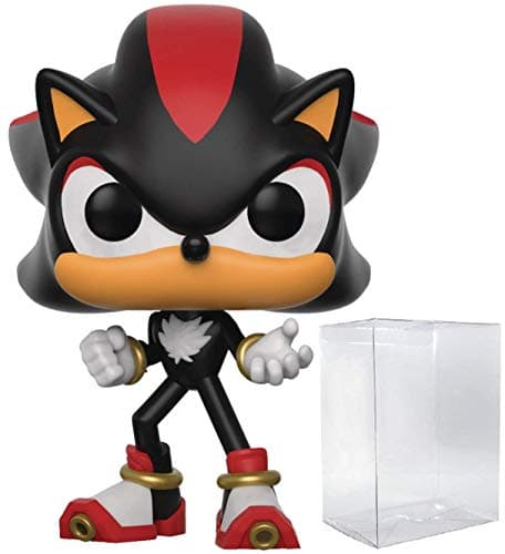 Image of POP Sonic The Hedgehog - Shadow Funko Vinyl Figure (Bundled with Compatible Box Protector Case), Multicolor, 3.75 inches