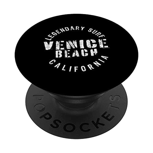 Image of LEDGENDARY SURF VENICE BEACH - CIRCLE STAMP PopSockets Swappable PopGrip