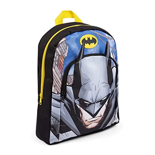 Image of DC Comics Batman Kids Childrens Backpack, 3D Bat Ears, School Backpack Travel Bag For Boys and Girls, Official Merchandise