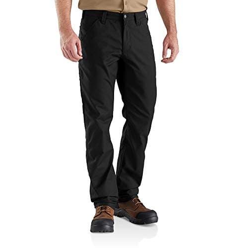 Image of Carhartt Men's Rugged Professional™ Series Rugged Flex® Relaxed Fit Canvas Work Pant, Black, W40/L30