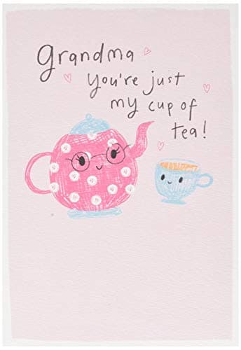 Image of Hallmark Birthday Card for Grandma - Cute Cup of Tea Design