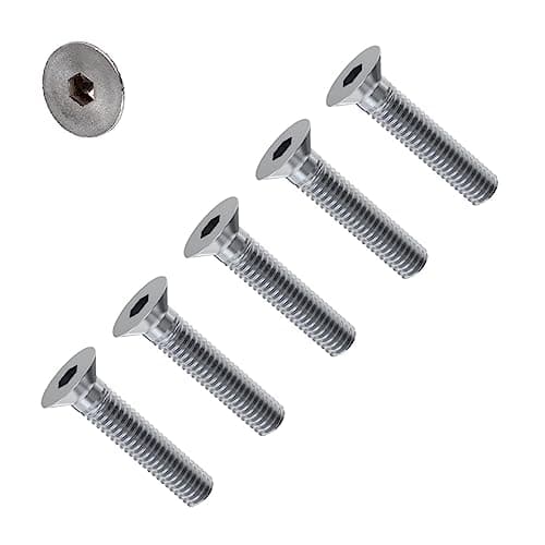 Image of TERF® M10 X 70mm Hex Socket Countersunk Machine Screw M10 (10mm) X 70mm Allen Key Bolts Hexagonal Socket Countersunk Machine Screws - Pack of 5