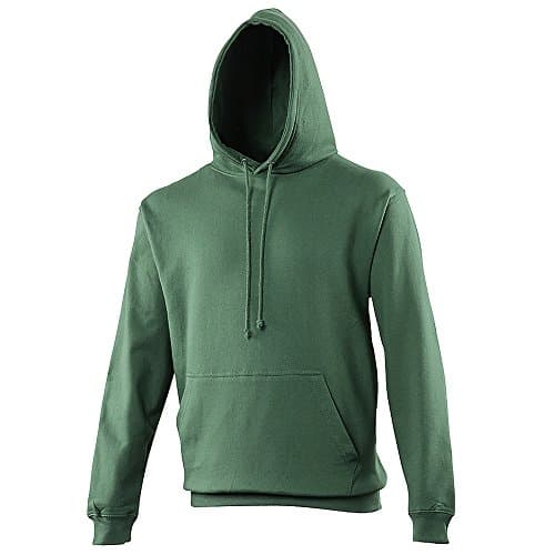 Image of AWDis Unisex College Hooded Sweatshirt/Hoodie (L) (Bottle Green)