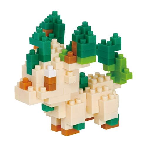 Image of nanoblock - NBPM-071 - Pokemon Leafeon Phyllali Folipurba Multi-coloured