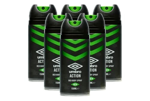 Image of Umbro Deo Spray Action 150ml - Pack of 6