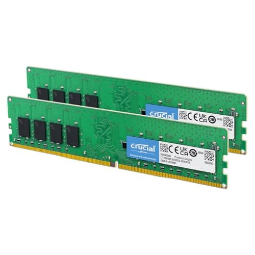 Image of Crucial DDR4 RAM 32GB Kit (16GBx2) 3200MHz CL22, Desktop Computer Memory (or 2933MHz, 2666MHz) - CT2K16G4DFRA32A
