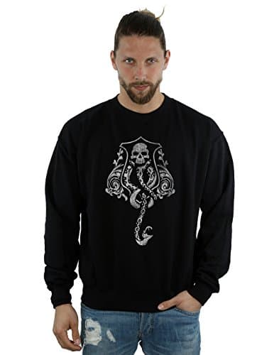 Image of Harry Potter Men's Dark Mark Crest Sweatshirt X-Large Black