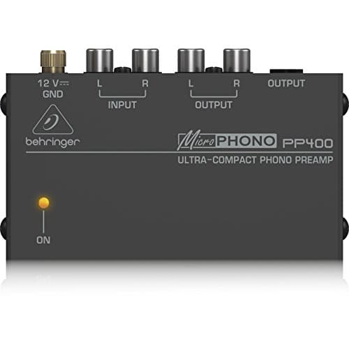 Image of Behringer PP400 Ultra-Compact Phono Preamp for Turntables with RCA and TRS Outputs
