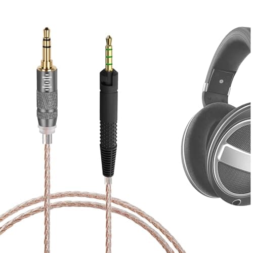 Image of GEEKRIA Apollo Cable Compatible with Sennheiser HD 620S/599/598/550/505, 2.5mm Replacement Headphones Cord for Hi-Resolution Audiophile, HiFi Headset (4ft/1.2m)