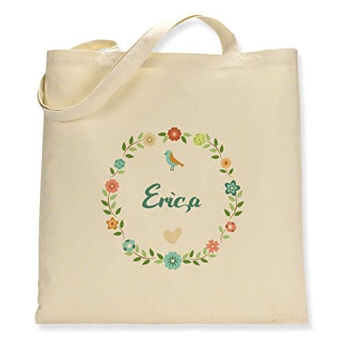 Image of Make It Love It Sell It - Floral Erica - Canvas Tote Bag, Single Sided