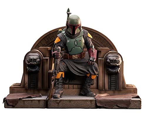 Image of Gentle Giant - STAR WARS: THE MANDALORIAN BOBA FETT ON THRONE PREMIER COLLECTION 1/7 SCALE STATUE