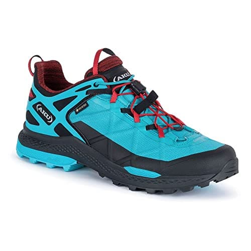 Image of AKU Rocket DFS GTX, Men's Boots, Turquoise/Black, 43 EU, Turquoise Black, 9.5 UK