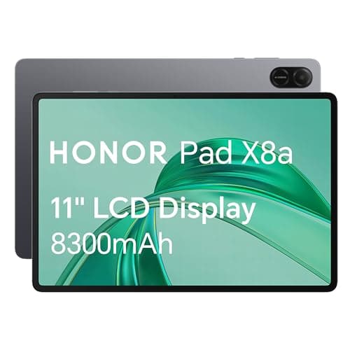 Image of HONOR Pad X8a, 11-inch Wi-Fi Tablet, 128GB Storage, 8300mAh Battery, Four Speaker, Slim Metal Design, Android 14, Space Grey