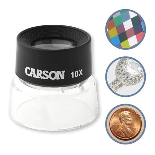 Image of Carson LL-10 10x LumiLoupe Stand Magnifier Loupe