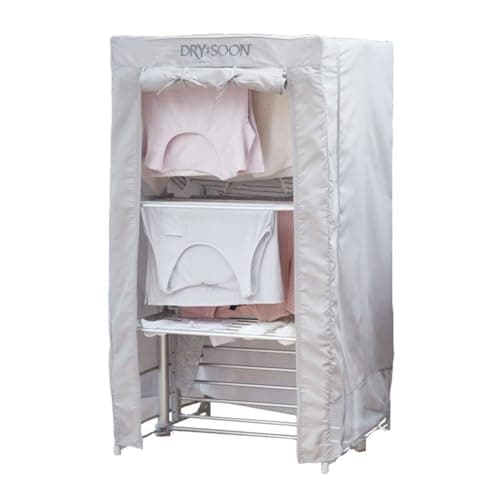Image of drysoon Deluxe 3-Tier Heated Airer Cover – Reduce Drying Time Improve Airer Performance