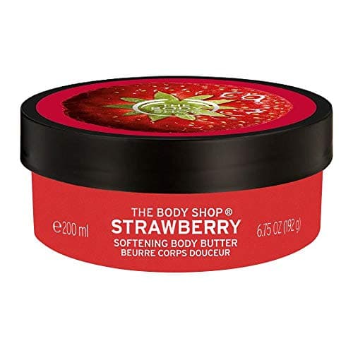 Image of The Body Shop Strawberry Body Butter for Normal Skin 96H Nourishing Moisture Vegan 200 ml